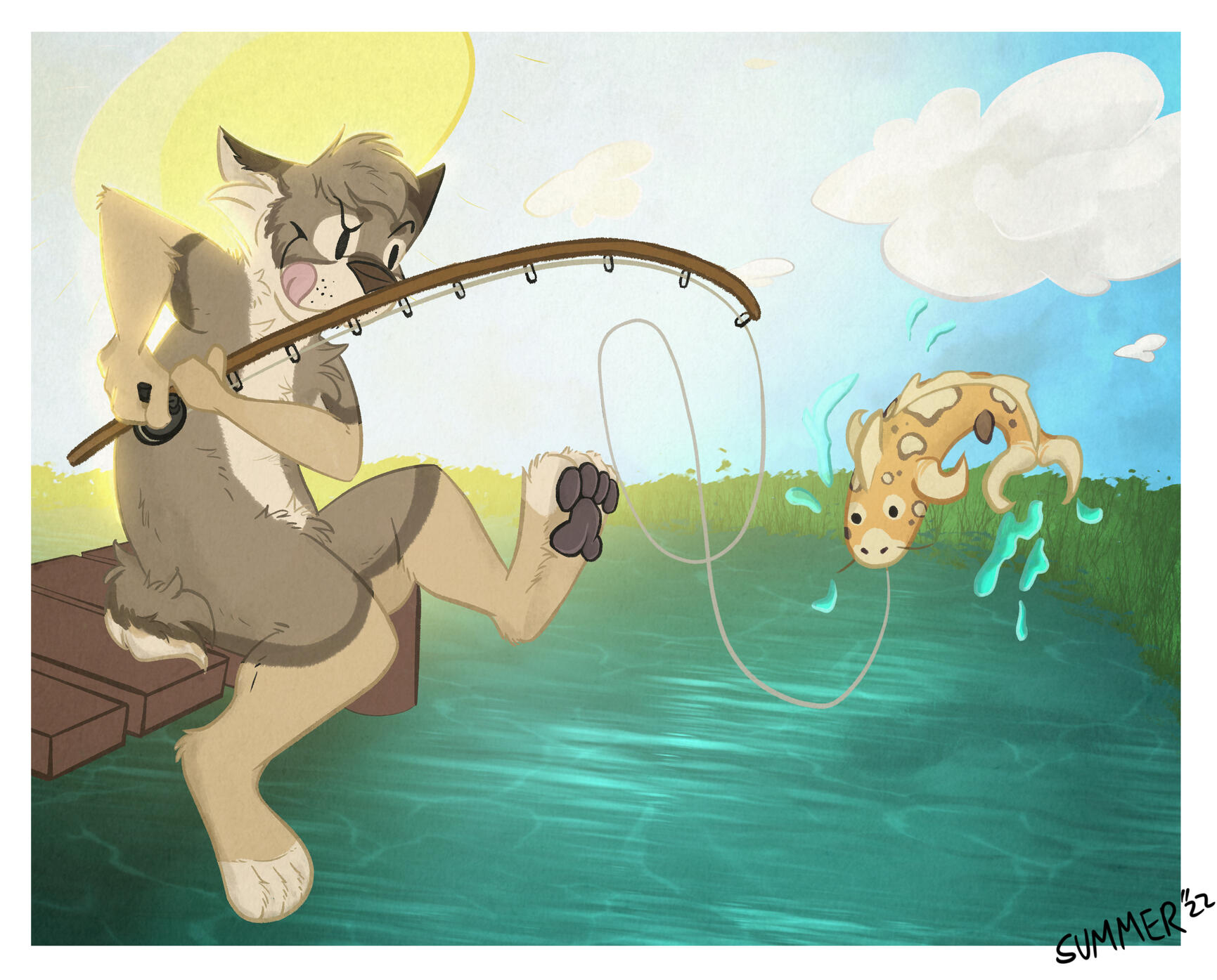 Crayon Chibi w/ background